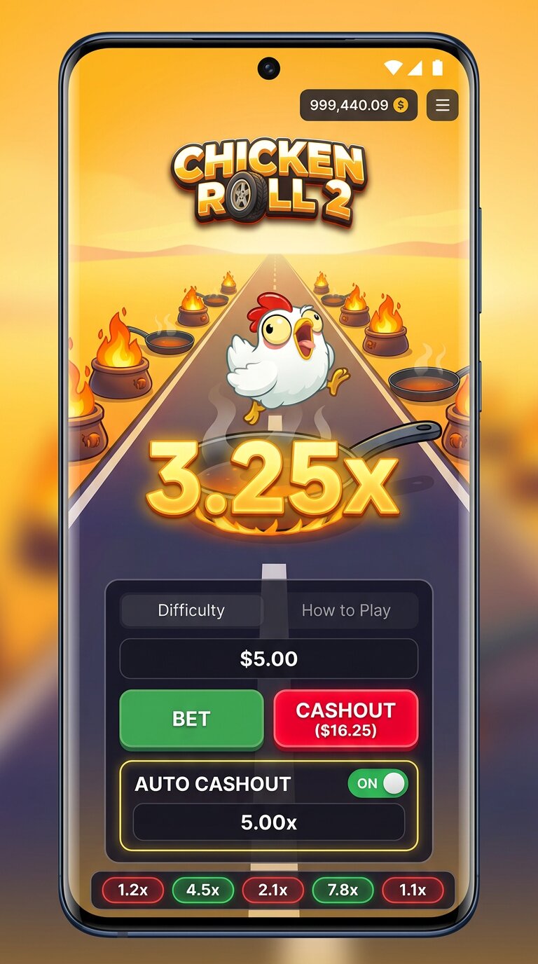 Chicken Roll Mobile app